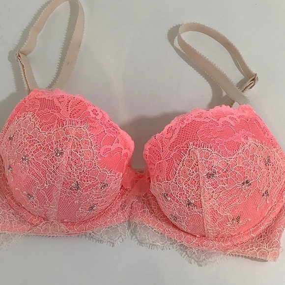 VS pearls and crystals dream angels lined Demi 32C - Picture 2 of 12